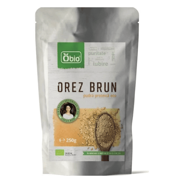 Pudra proteica din orez premium bio