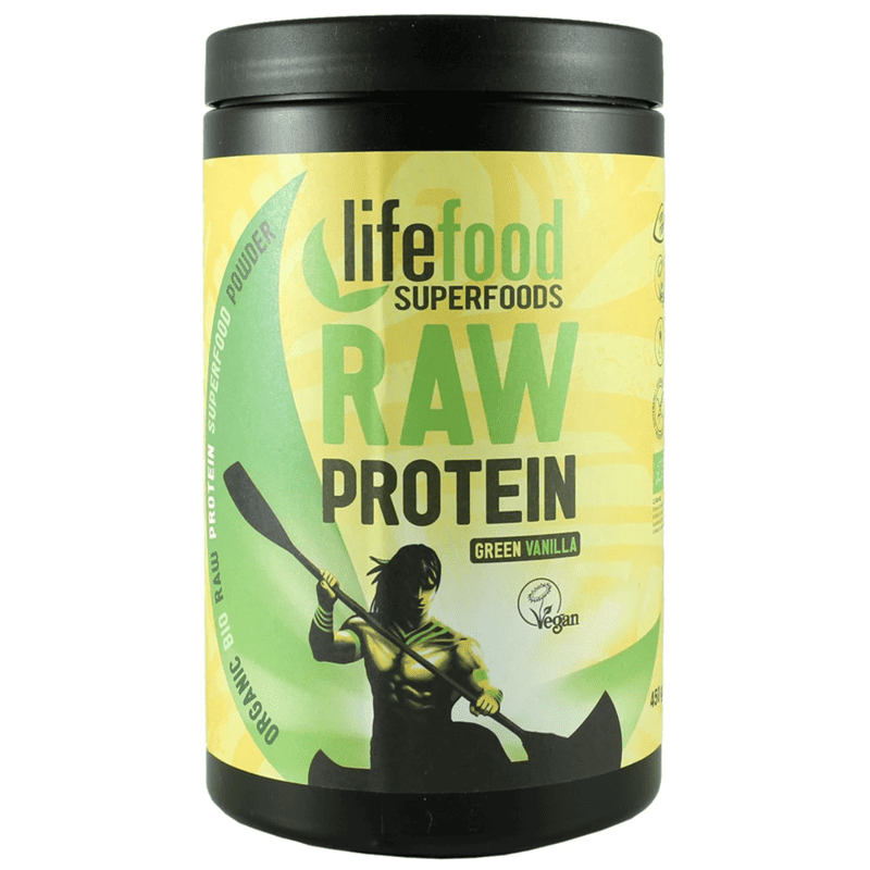 Pudra proteica green vanilla superfood raw Bio