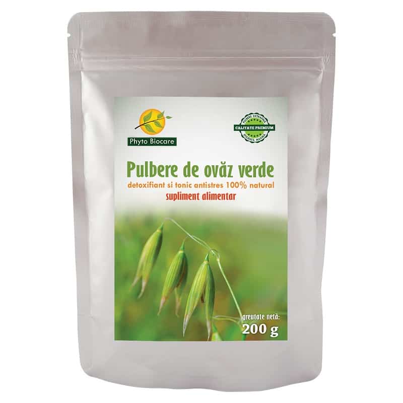 Pulbere de ovaz verde