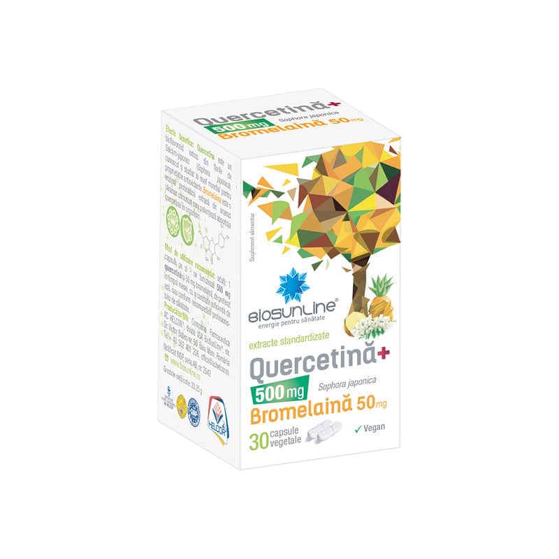 Quercetina 500mg + Bromelaina 50mg