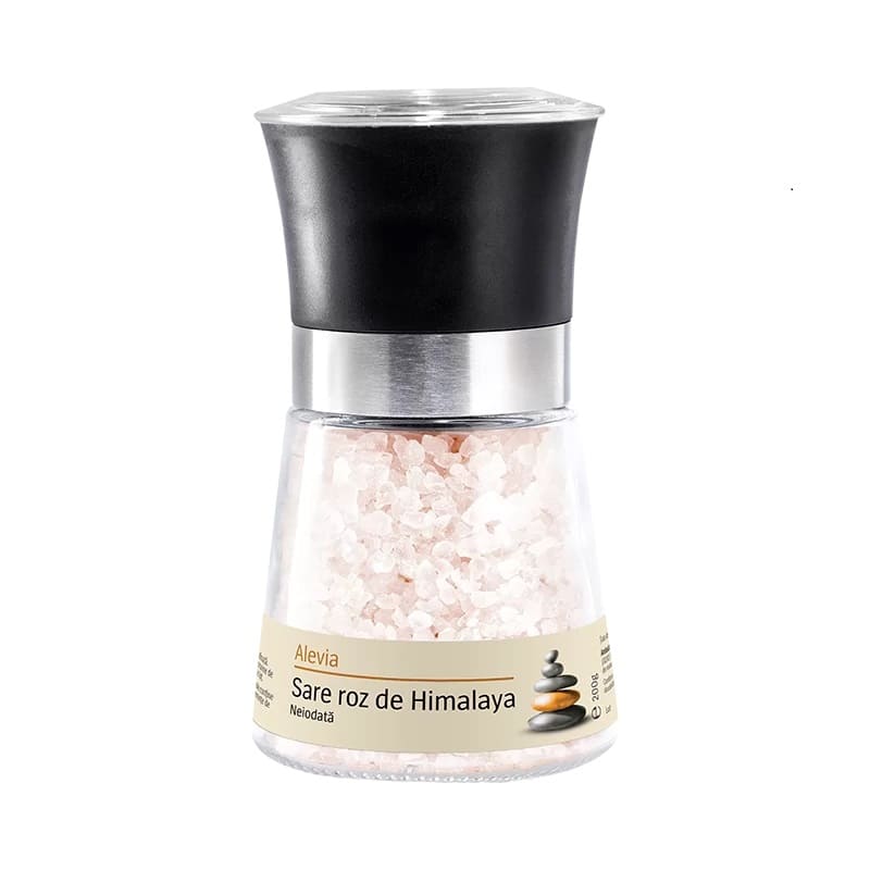 Rasnita cu sare roz de Himalaya cristale neiodata
