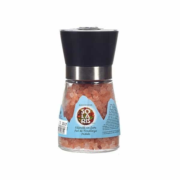 Rasnita reutilizabila cu sare de himalaya cristale