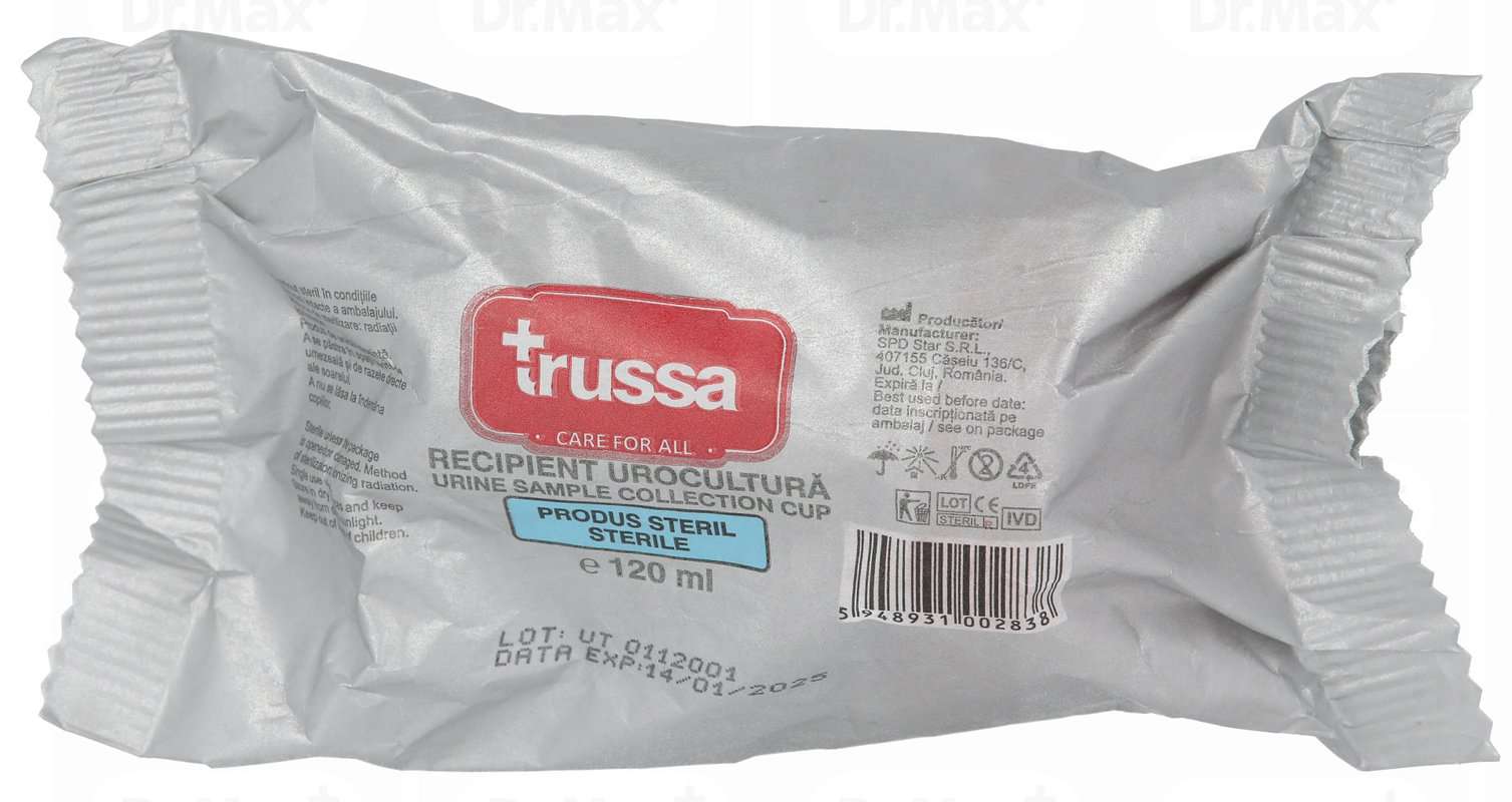 Recipient urocultura steril, 120 ml, Trussa 1 Recipient urocultura steril