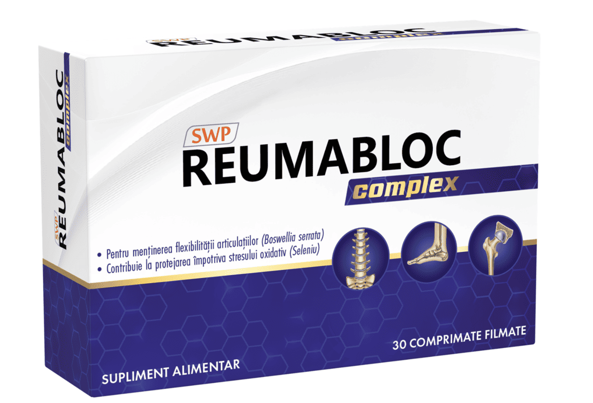 Reumabloc Complex, 30 comprimate filmate, Sun Wave Pharma 1 Reumabloc Complex