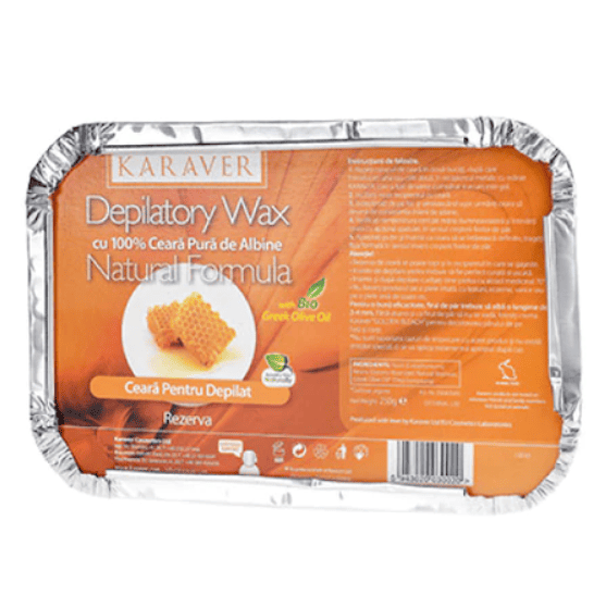 Rezerva ceara depilatoare calda, 250g, Karaver 1 Rezerva ceara depilatoare calda