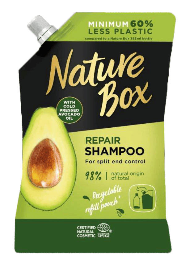 Rezerva sampon cu ulei de avocado, 500ml, Nature Box 1 Rezerva sampon cu ulei de avocado