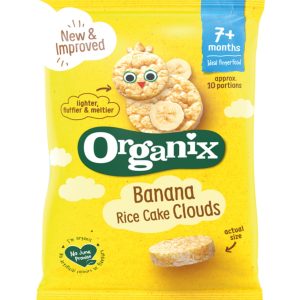 Rondele din orez expandat cu banane 7+ Bio