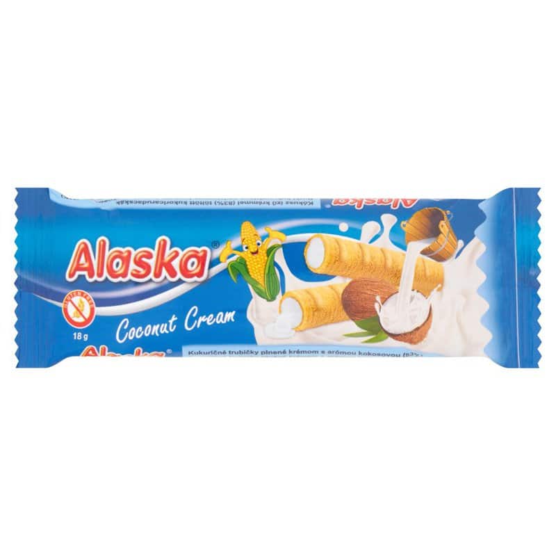 Rulou din porumb umplut cu crema de cocos