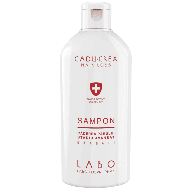 Sampon Cadu-Crex impotriva caderii parului pentru barbati stadiu avansat