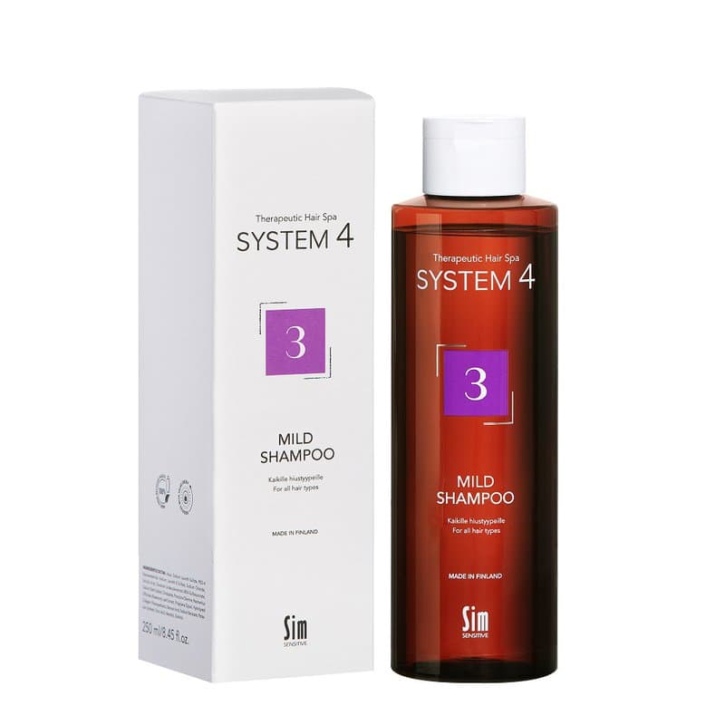 Sampon Delicat 3 cu climbazol pentru toate tipurile de par System 4 Therapeutical Hair Spa