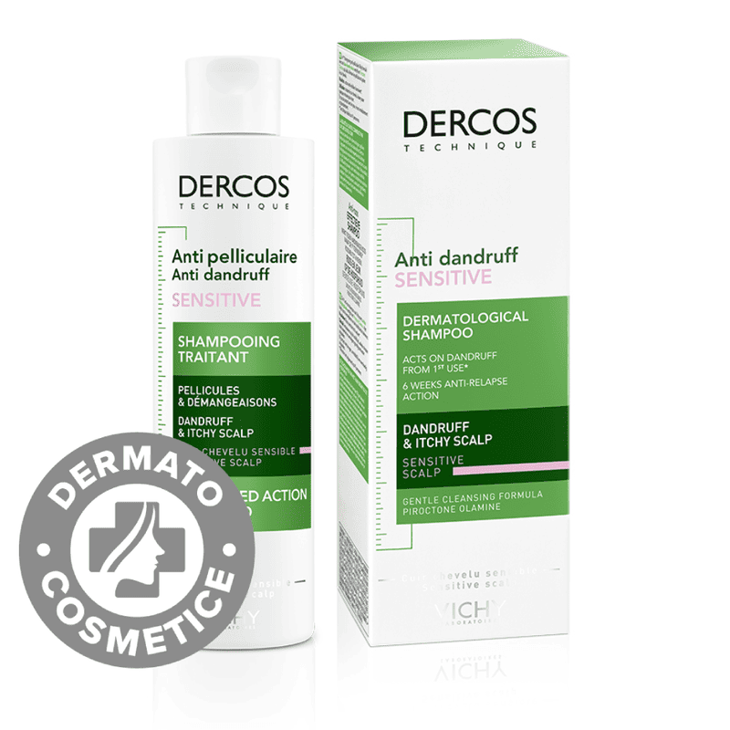 Sampon anti-matreata pentru scalp sensibil Dercos