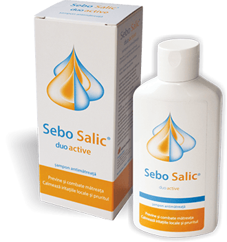 Sampon antimatreata Sebo Salic Duo Active, 125ml, Slavia Pharm 1 Sampon antimatreata Sebo Salic Duo Active