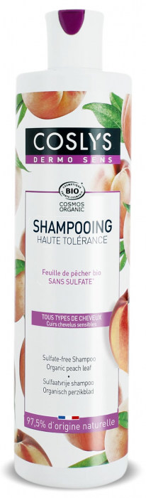 Sampon bio fara sulfati ingrijire scalp sensibil cu exctract de frunze de piersic