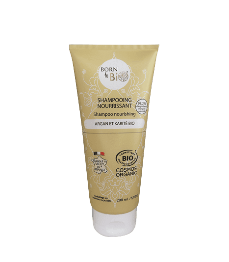 Sampon bio nutritiv cu argan si unt shea, 200ml, Born to Bio 1 Sampon bio nutritiv cu argan si unt shea