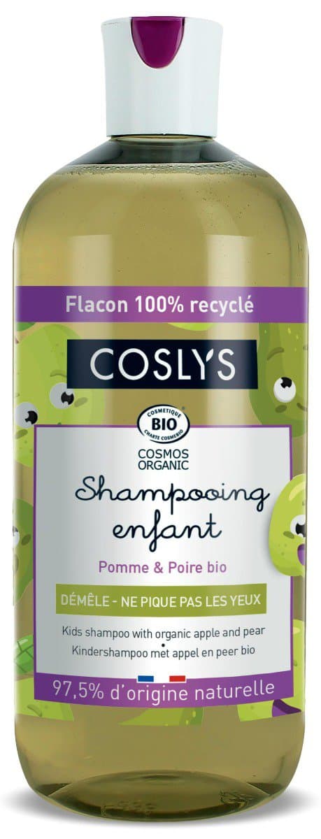 Sampon bio pentru copii cu extract de mere si pere, 500ml, Coslys 1 Sampon bio pentru copii cu extract de mere si pere