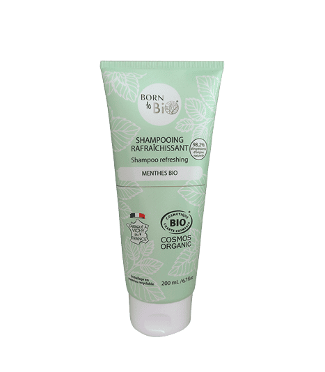 Sampon bio revigorant cu menta, 200ml, Born to Bio 1 Sampon bio revigorant cu menta