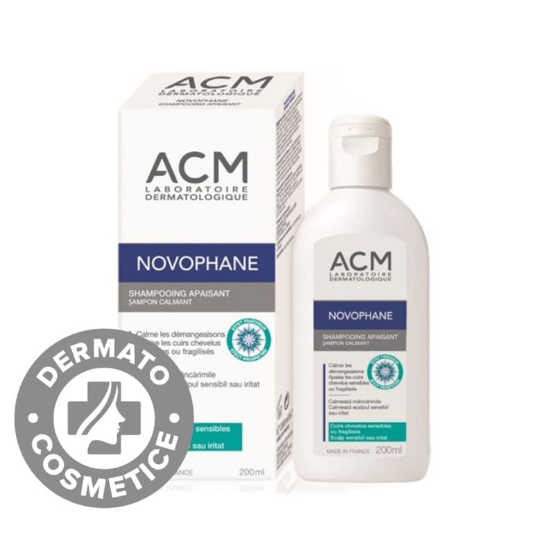 Sampon calmant pentru scalp sensibil sau iritat Novophane