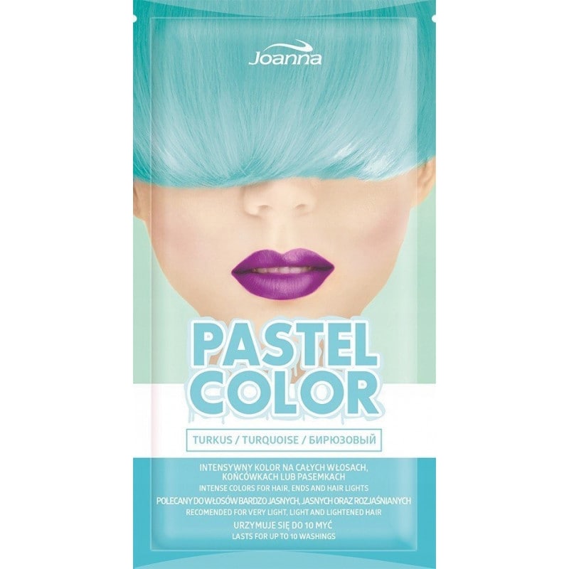 Sampon Colorant Turcoaz Pastel Color Joanna - Frumusete si Ingrijire 1 Sampon colorant turcoaz Pastel Color, 35g, Joanna