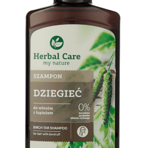 Sampon cu extract de gudron de mesteacan pentru par predispus la matreata Herbal Care