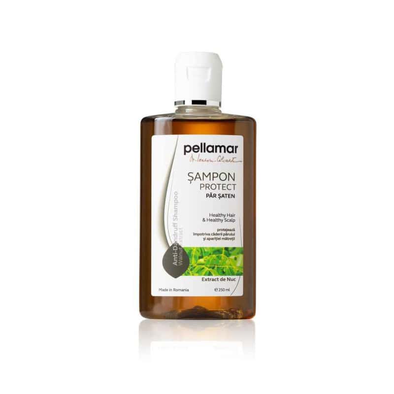 Sampon cu extract de nuc pentru par saten Beauty Hair