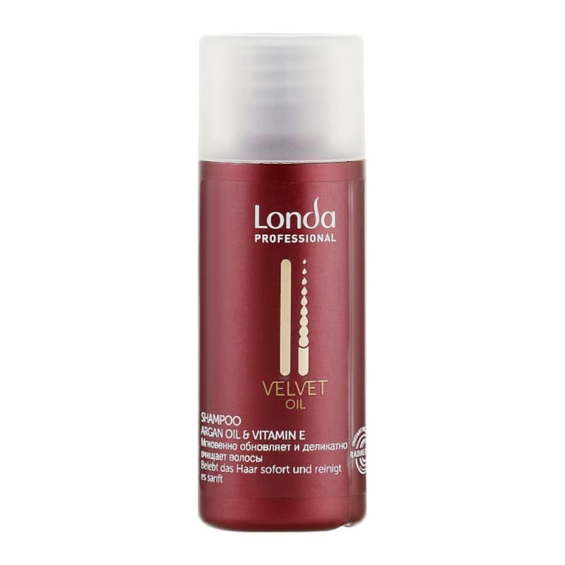 Sampon cu ulei de argan pentru par stralucitor Velvet Oil Shampoo Mini
