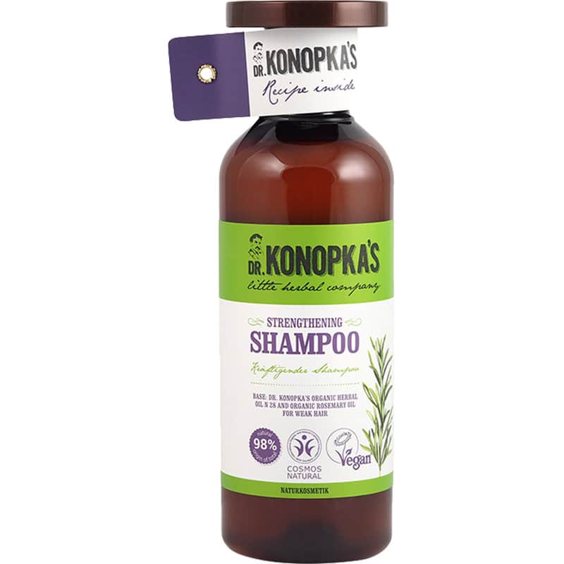 Sampon pentru intarirea firului de par Little Herbal Company
