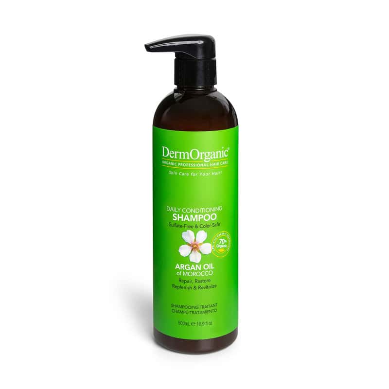 Sampon Profesional Hidratant cu Ulei de Argan - DermOrganic 500ml 1 Sampon profesional hidratant cu ulei de argan, 500ml, DermOrganic