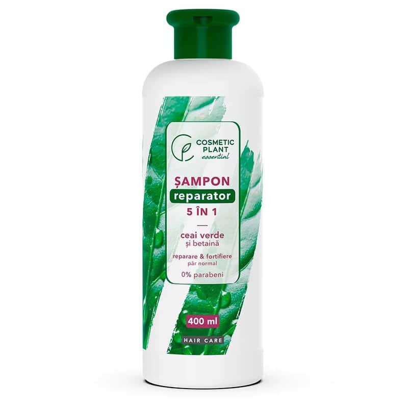 Sampon reparator 5 in 1 cu ceai verde si betaina