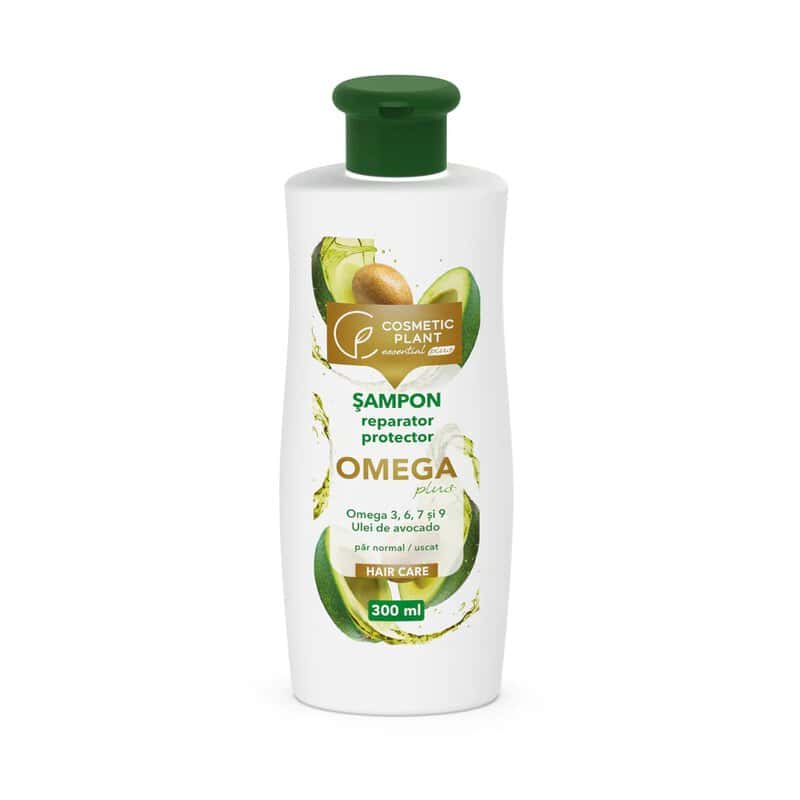Sampon reparator si protector cu omega 3 6 7 9 si ulei de avocado Omega Plus