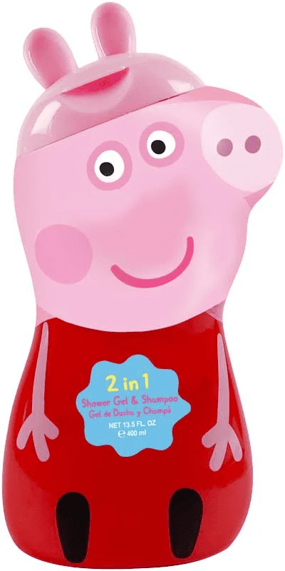 Sampon si gel de dus Peppa Pig Figurina 2d, 400ml, Airval 1 Sampon si gel de dus Peppa Pig Figurina 2d