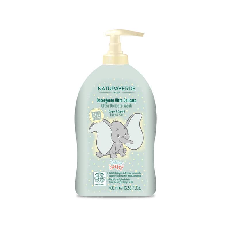 Sampon si gel de dus bebelusi ultra delicat Bio