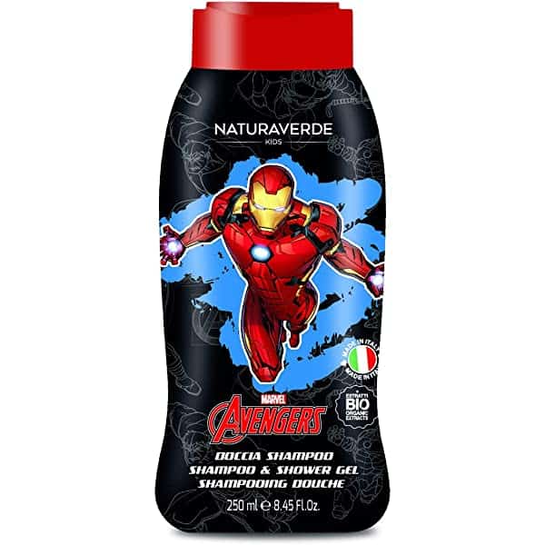 Sampon si gel de dus cu galbenele si musetel Avengers