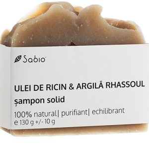 Sampon solid de Ricin si Argila Rhassoul