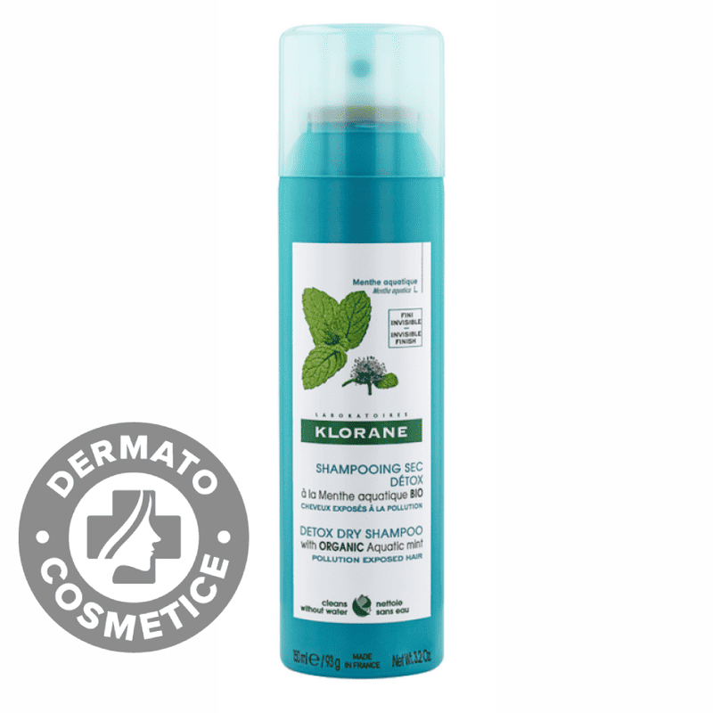 Sampon uscat cu menta