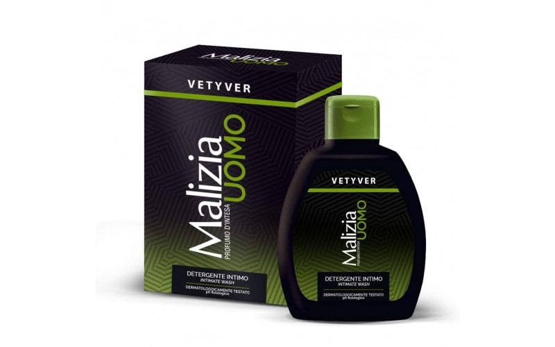 Sapun lichid intim pentru barbati Uomo Vetyver, 200ml, Malizia 1 Sapun lichid intim pentru barbati Uomo Vetyver