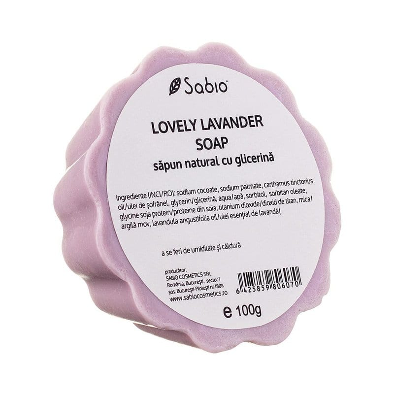 Sapun natural cu glicerina Lovely Lavender