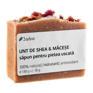 Sapun pentru pielea uscata cu unt de shea si macese