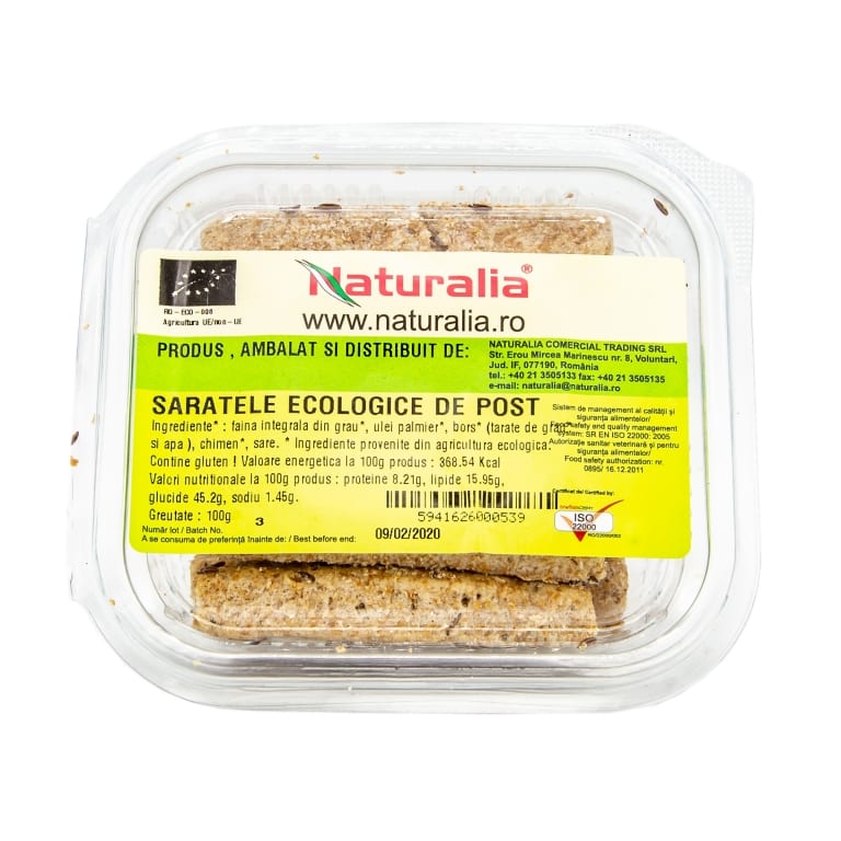Saratele integrale post 100g - NATURALIA