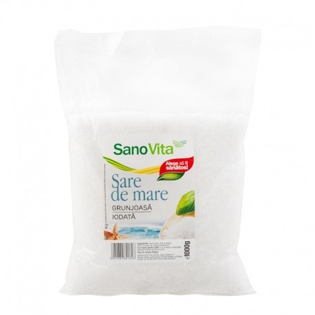 Sare de mare grunjoasa iodata