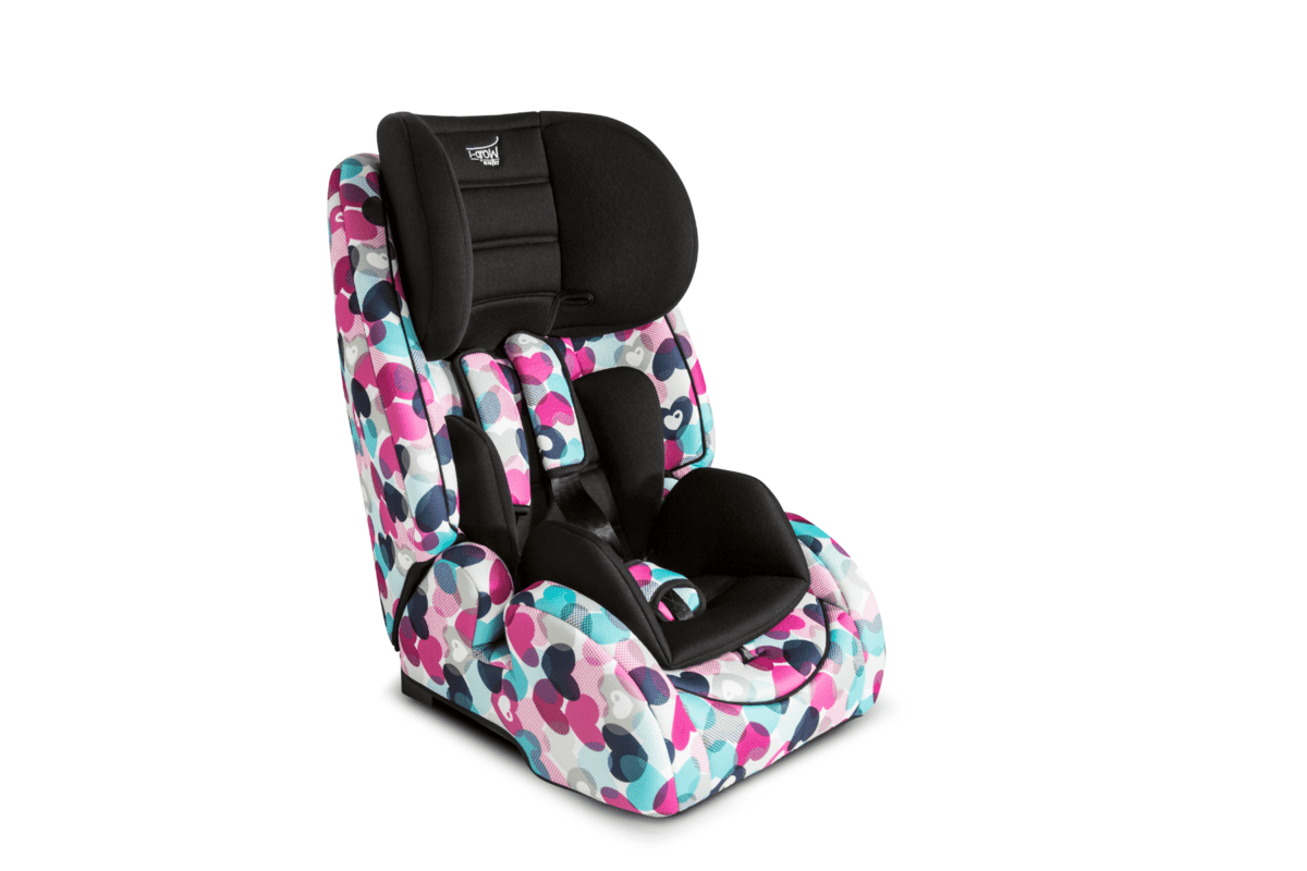 Scaun auto isofix cu model inimioare pentru 9-36kg U708-HRT, 1 bucata, U-Grow 1 Scaun auto isofix cu model inimioare pentru 9-36kg U708-HRT