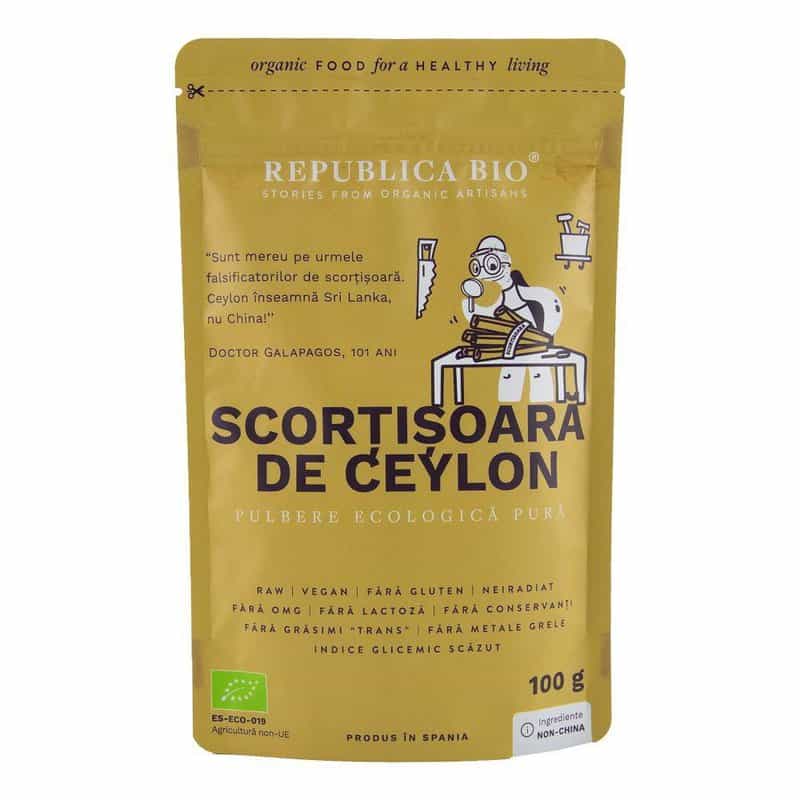 Scortisoara de Ceylon pulbere ecologica pura