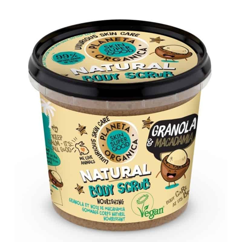 Scrub de corp Granola si Macadamia