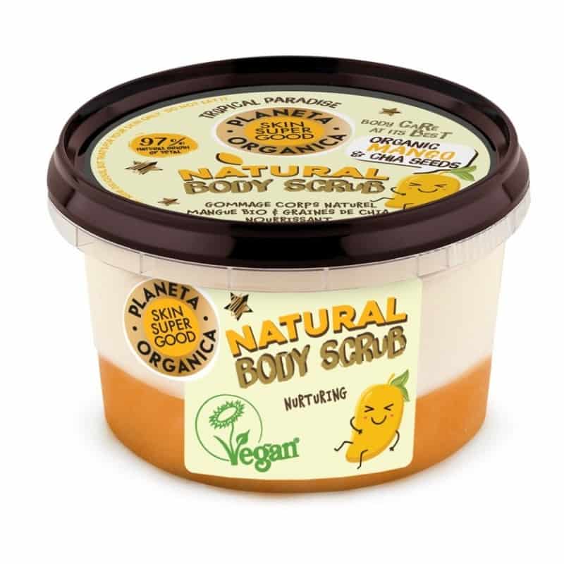 Scrub de corp Mango si Chia Seeds, 250ml, Planeta Organica 1 Scrub de corp Mango si Chia Seeds