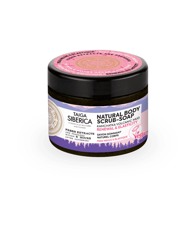 Scrub de corp Natural Body Soap Taiga Siberica | Natura Siberica 1 Scrub de corp Natural Body Soap Renewal & Elasticity Taiga Siberica, 300ml, Natura Siberica