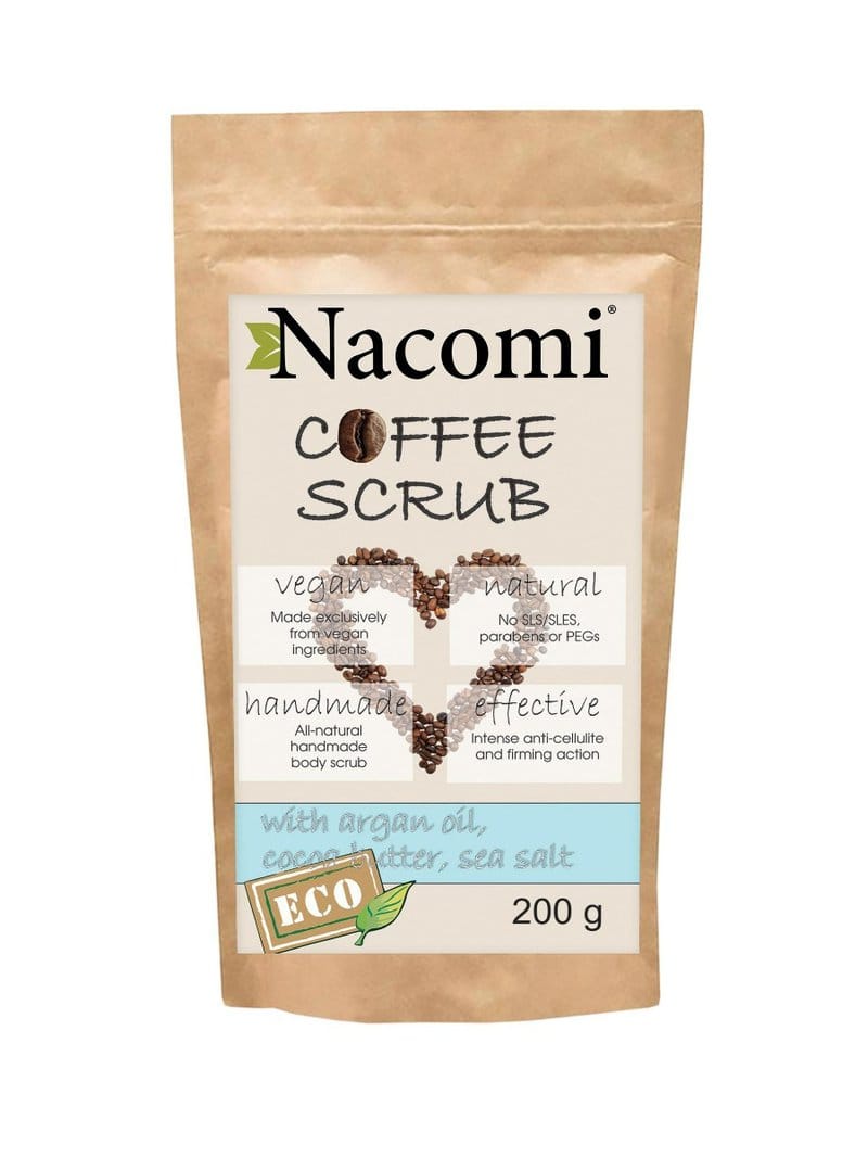 Scrub de corp cu aroma de cafea, 200g, Nacomi 1 Scrub de corp cu aroma de cafea