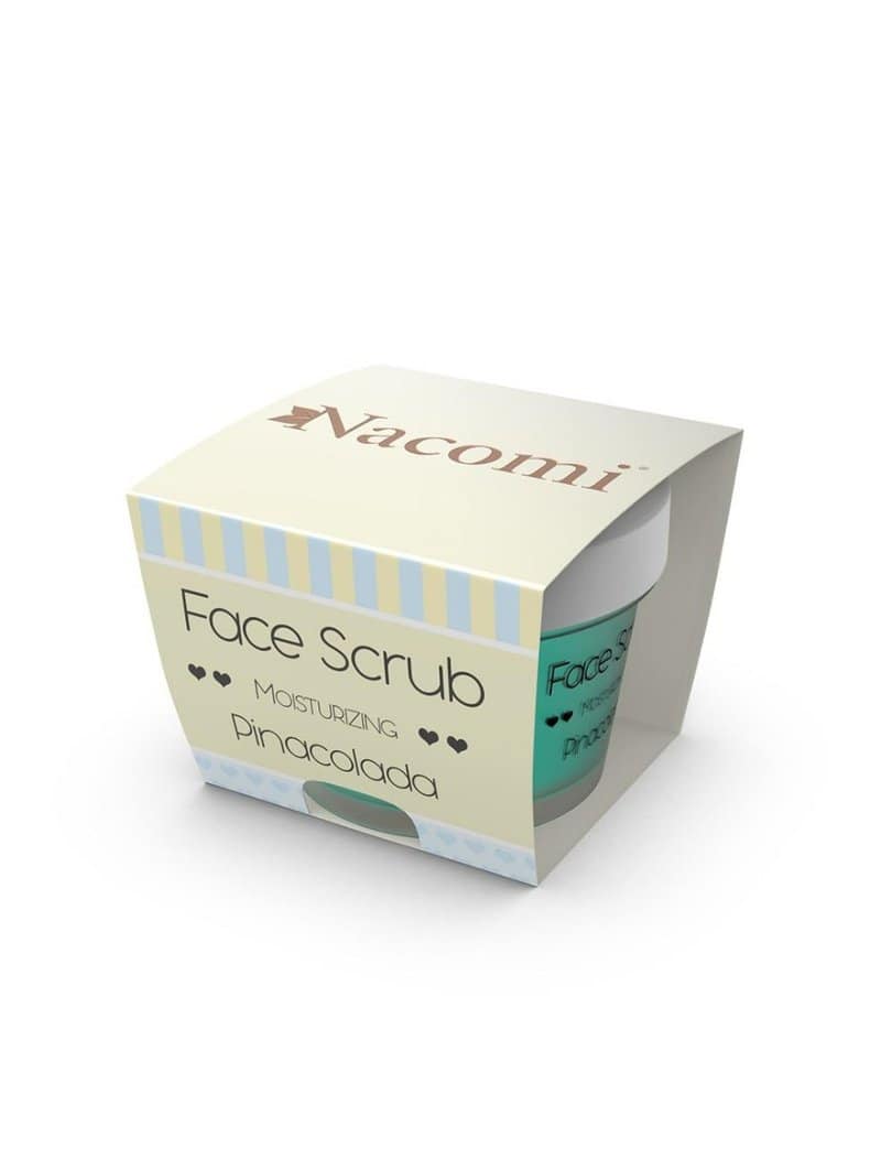 Scrub hidratant pentru fata si buze Pina Colada, 80g, Nacomi 1 Scrub hidratant pentru fata si buze Pina Colada
