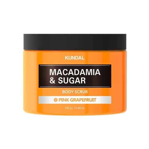 Scrub natural hidratant cu macadamia si zahar Pink Grapefruit