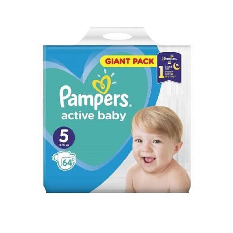 Scutece Active Baby-Dry Giant Pack