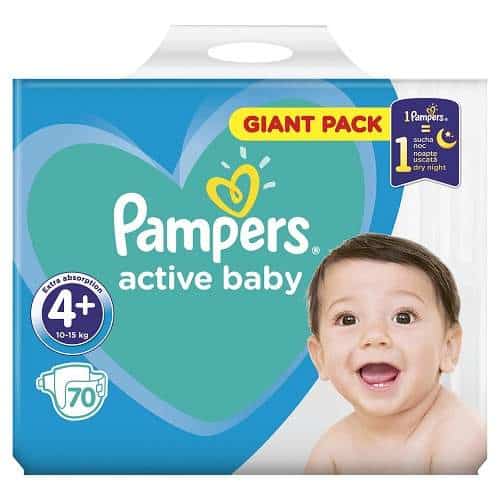 Scutece Active Baby Nr. 4+ pentru 10- 15kg