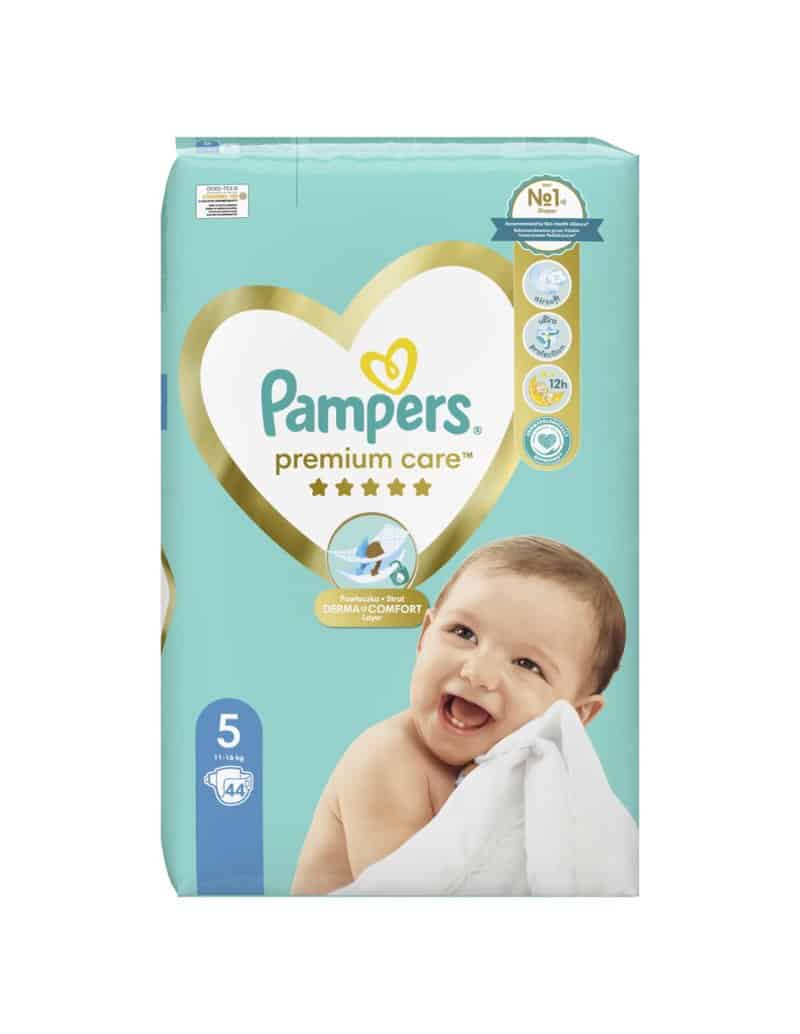 Scutece Premium Care Nr.5 11-16kg, 44 bucati, Pampers 1 Scutece Premium Care Nr.5 11-16kg
